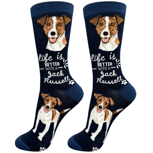 Life is Better Socks: Jack Russell