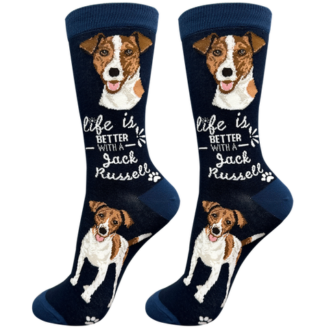 Life is Better Socks: Jack Russell