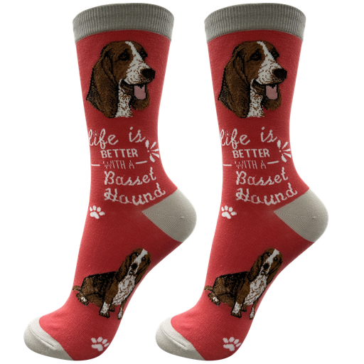 Life is Better Socks: Basset Hound