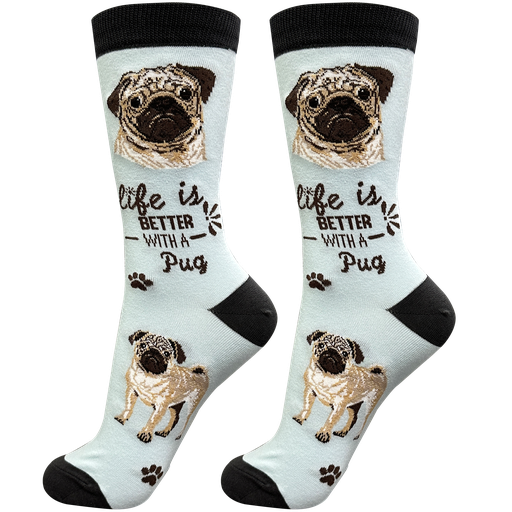 Life is Better Socks: Pug