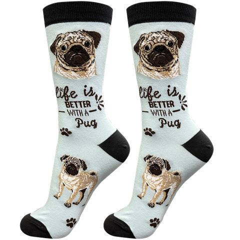 Life is Better Socks: Pug