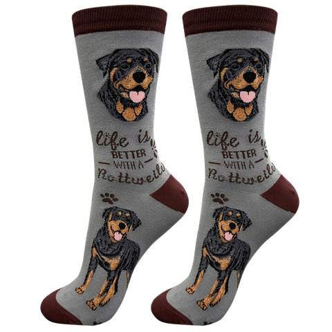 Life is Better Socks: Rottweiler