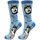 Life is Better Socks: Siberian Husky