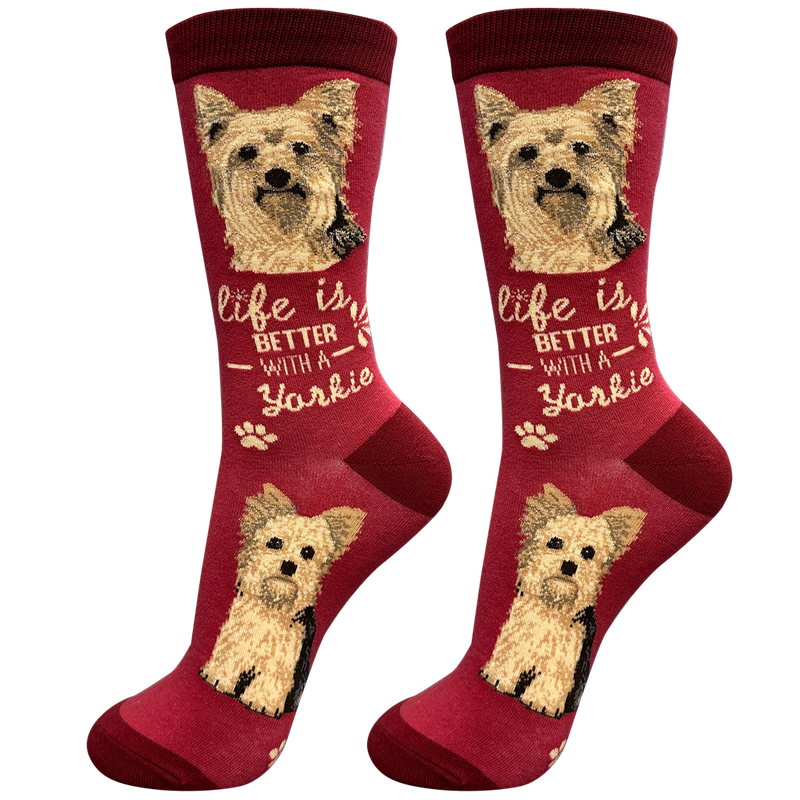 Life is Better Socks: Yorkie