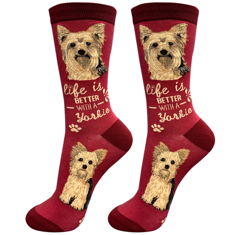 Life is Better Socks: Yorkie
