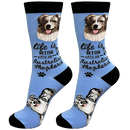 Life is Better Socks: Australian Shepherd