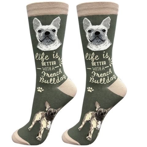 Life is Better Socks: French Bulldog