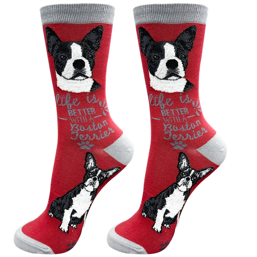 Life is Better Socks: Boston Terrier