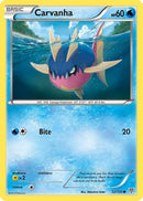 Carvanha  - Reverse Holofoil Plasma Storm - Common