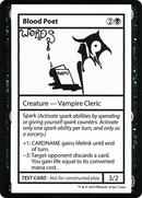 Blood Poet (2021 Edition) [Mystery Booster Playtest Cards]