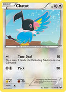 Chatot  - Reverse Holofoil Dark Explorers - Uncommon