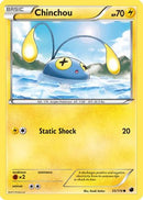 Chinchou  - Reverse Holofoil Plasma Freeze - Common