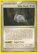 Claw Fossil  - Reverse Holofoil Legend Maker - Common