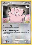 Clefairy 077  - Reverse Holofoil Diamond and Pearl - Common