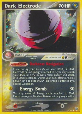 Dark Electrode/109  - Reverse Holofoil Team Rocket Returns - Holo Rare