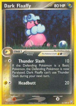 Dark Flaaffy (33/109) [EX: Team Rocket Returns]