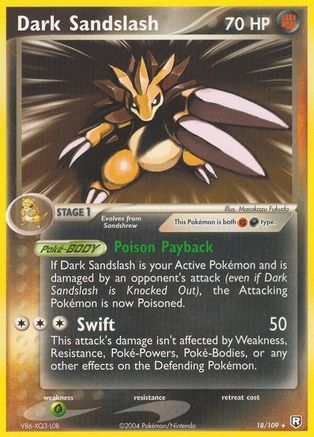 Dark Sandslash  - Reverse Holofoil Team Rocket Returns - Rare