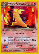 Dark Typhlosion 010  - 1st Edition Holofoil Neo Destiny - Holo Rare
