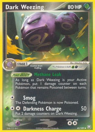 Dark Weezing  - Reverse Holofoil Team Rocket Returns - Uncommon