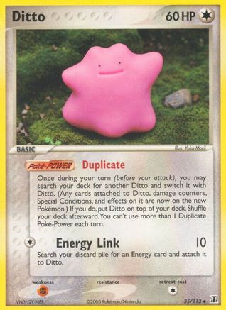 Ditto/113  - Reverse Holofoil Delta Species - Uncommon