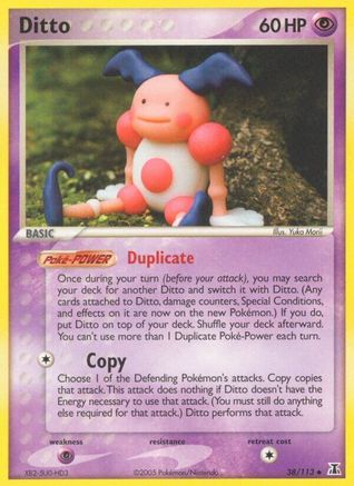 Ditto - 038/113 (Mr. Mime)/113  Delta Species - Uncommon