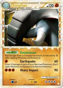 Donphan (Prime) 107  - Holofoil HeartGold SoulSilver - Ultra Rare