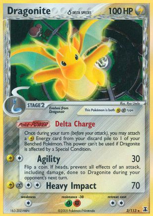 Dragonite (Delta Species)  - Holofoil Delta Species - Holo Rare