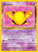 Drowzee  - Reverse Holofoil Legendary Collection - Common