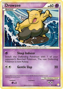 Drowzee 062  - Reverse Holofoil HeartGold SoulSilver - Common