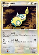 Dunsparce  HeartGold SoulSilver - Uncommon