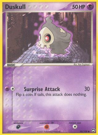 Duskull/108  - Reverse Holofoil Power Keepers - Common
