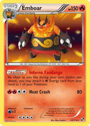 Emboar (20)/114  - Reverse Holofoil Black and White - Holo Rare