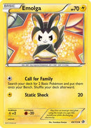 Emolga 049  - Reverse Holofoil Legendary Treasures - Uncommon