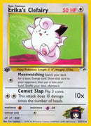 Erika's Clefairy 025  - 1st Edition Gym Heroes - Rare