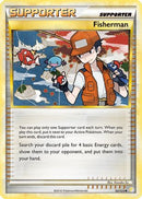 Fisherman 092  - Reverse Holofoil HeartGold SoulSilver - Uncommon