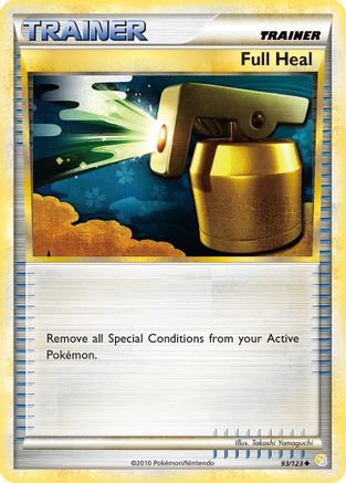 Full Heal  - Reverse Holofoil HeartGold SoulSilver - Uncommon