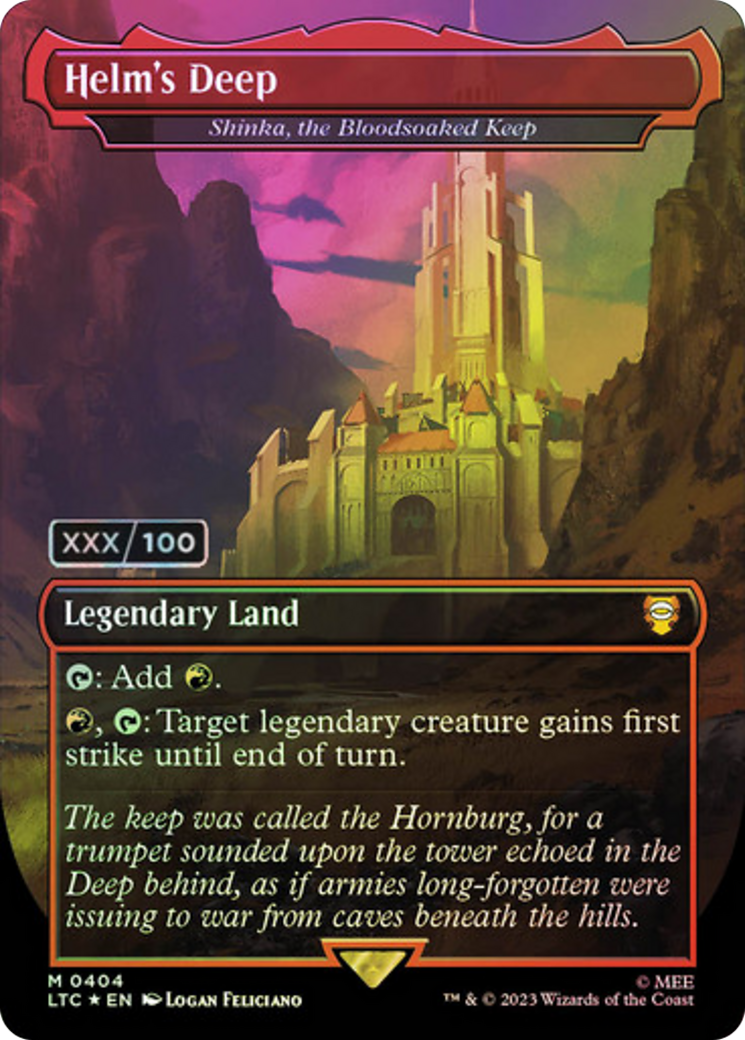 Helm's Deep - Shinka, the Bloodsoaked Keep (Serialized) [The Lord of the Rings: Tales of Middle-Earth Commander]