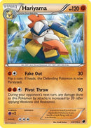Hariyama  - Reverse Holofoil Plasma Freeze - Rare