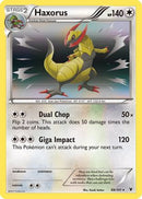 Haxorus  - Holofoil Noble Victories - Holo Rare