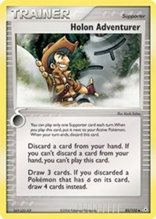 Holon Adventurer 085  - Reverse Holofoil Holon Phantoms - Uncommon