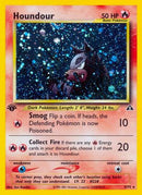 Houndour (5)  - 1st Edition Holofoil Neo Discovery - Holo Rare