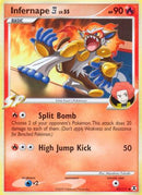 Infernape E4 043  - Reverse Holofoil Rising Rivals - Uncommon