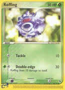Koffing 054  - Reverse Holofoil Ruby and Sapphire - Common