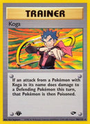 Koga (106) (106) 106  - 1st Edition Gym Challenge - Rare