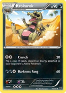 Krokorok  - Reverse Holofoil XY Base Set - Uncommon