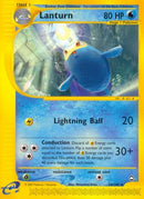 Lanturn (20)  - Reverse Holofoil Aquapolis - Rare