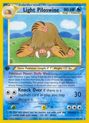 Light Piloswine  - 1st Edition Neo Destiny - Rare