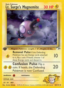 Lt. Surge's Magnemite (50) (50) 050  - 1st Edition Gym Heroes - Uncommon