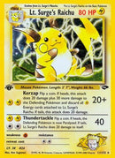 Lt. Surge's Raichu (11/132) [Gym Challenge Unlimited]