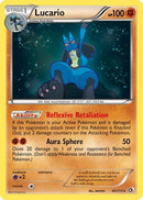 Lucario 080  - Reverse Holofoil Legendary Treasures - Holo Rare